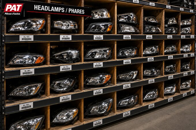 Neuve and used automotive lighting